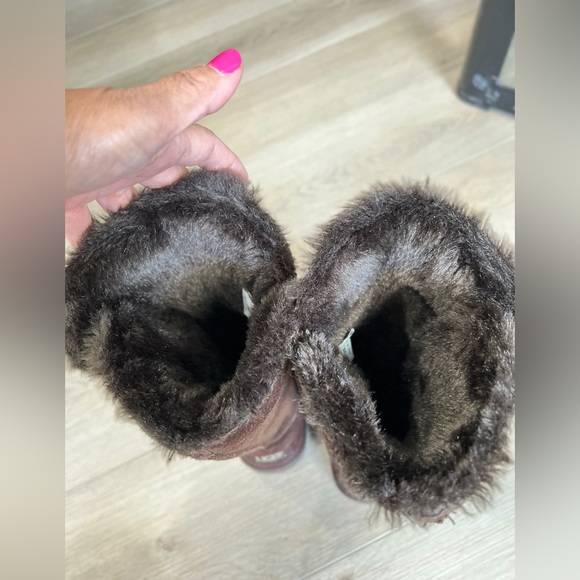 Ugg Bailey Button Tall boots Chocolate brown size 6 wide - Picture 9 of 15